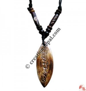 Carved bone pendant126