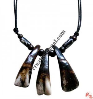Carved bone pendant130