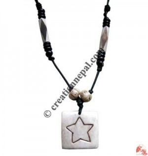 Carved bone pendant131
