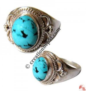 Silver-Turquoise finger ring3