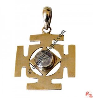 Kalachakra rainbow moonstone pendant