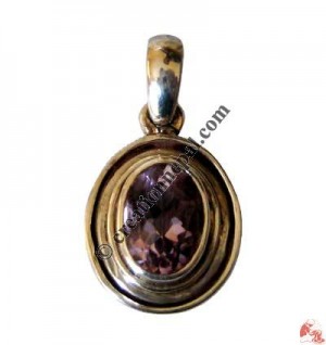 Amethyst silver pendant3