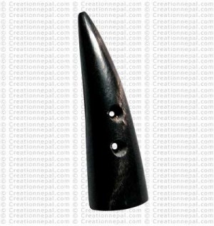 Horn sharp-pin button (packet of 10)