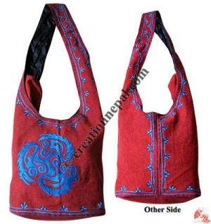 Embroidered BTC Lama bag11