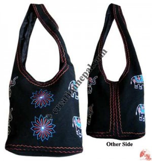Embroidered BTC Lama bag15