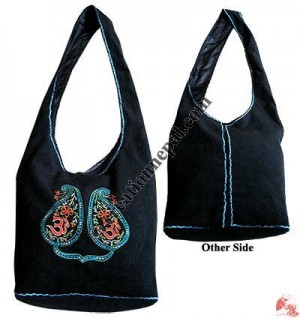 Om Emb cod raise Lama bag
