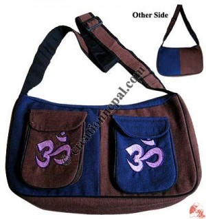 Side pockets cotton bag
