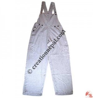 Cotton plain Dungaree