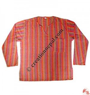 V neck gents cotton Kurta