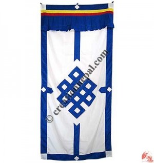 Endless knot polyester door-curtain3