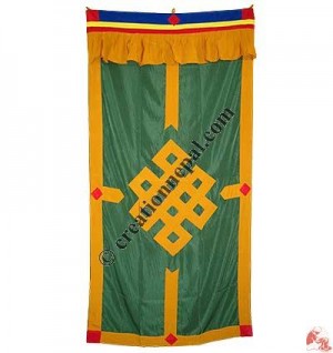 Endless knot polyester door-curtain5