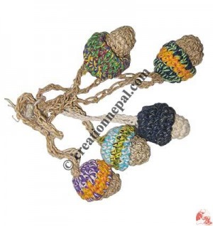 Hemp mushroom key holder