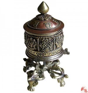 Table stand prayer wheel 8