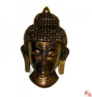 Buddha head wall decorative