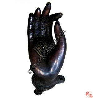 Small hand design door handle