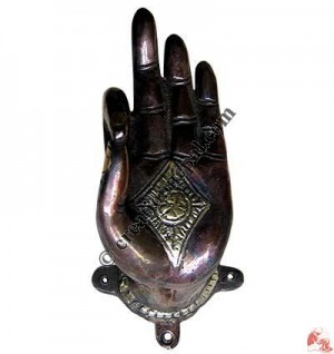 Two finger touched hand design door handle