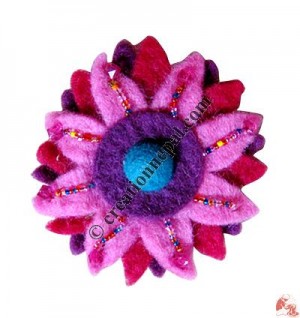 Felt flower hair band