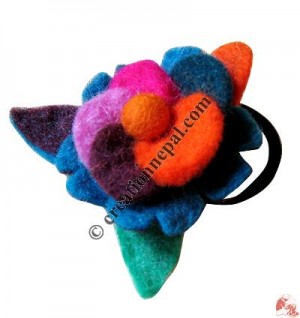 Colorful felt hair band