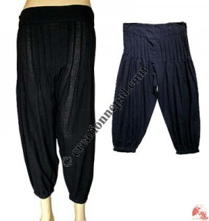 Cotton creez design quarter trouser
