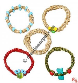 Hemp finger ring