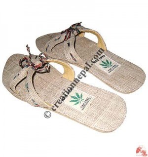 Hemp ladies cross sandals