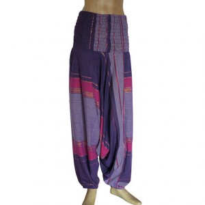 Cotton jari stripes loose trouser4