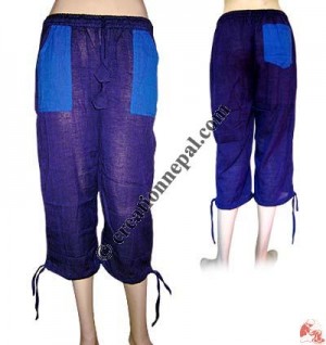 Two-pocket cotton quarter trouser1