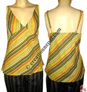 Sitara attach cotton halter top