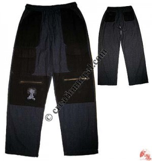 Shyama cotton trouser with embroidery