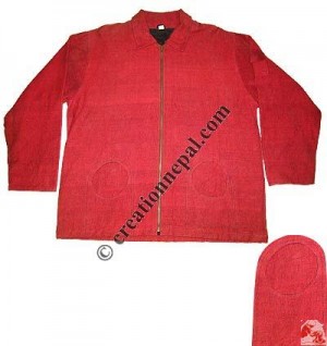 BTC circle-pocket design cotton jacket