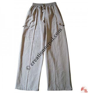 Hemp color shyama cotton trouser