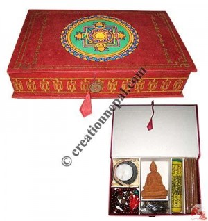 Meditation kit-Maroon