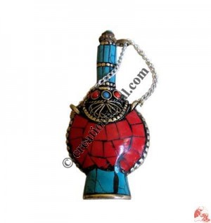 Stone decoration stand bottle pendant