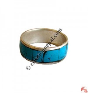 Stone setting white-metal ring4