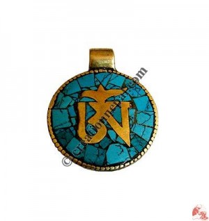 Stone setting white-metal pendant8