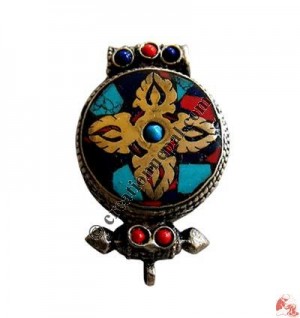 Stone setting Dorje ghau