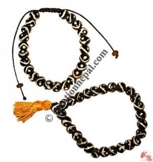 Ying - Yang bone bracelet
