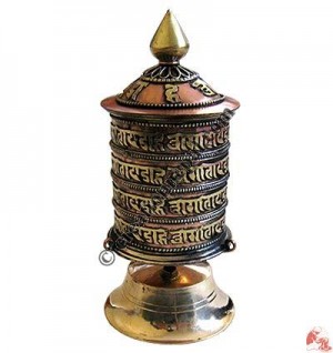 Stand 4-step Mantra prayer wheel