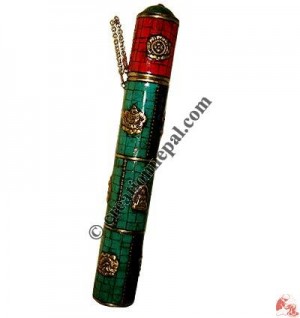 Stone setting copper incense holder2