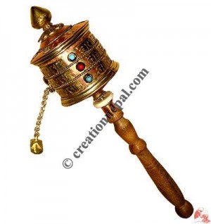 3-step mantra prayer wheel