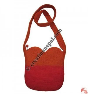2-color heart bag