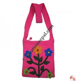 5-flower felt bag