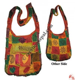 Rib patch-work bag