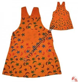Moon and star kids dress