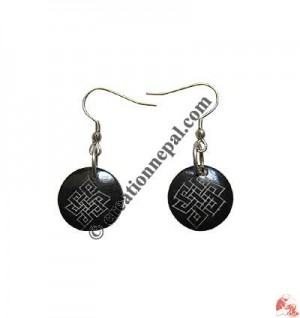 Endless knot ear ring