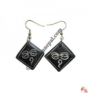 Buddha eye ear ring