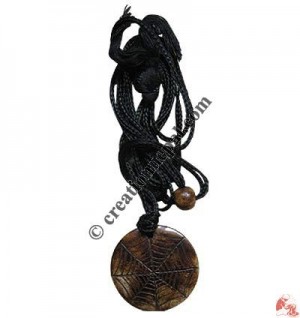 Spider web pendant