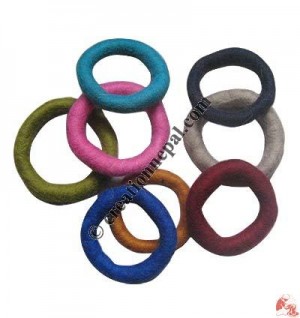 Felt bangle