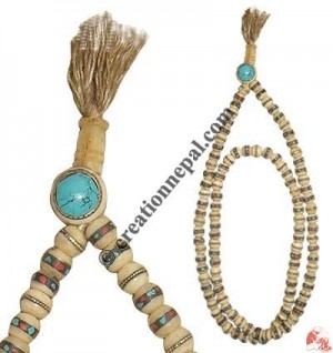Bone beads Japa mala