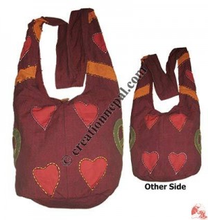 Love-peace Double shyama cotton bag